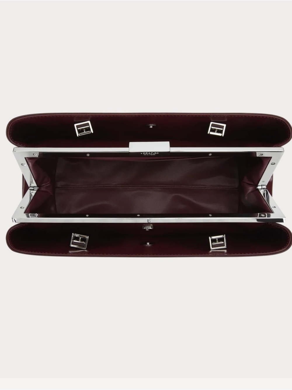 Verafied Burgundy Éclair Bag - Picture 5 of 10